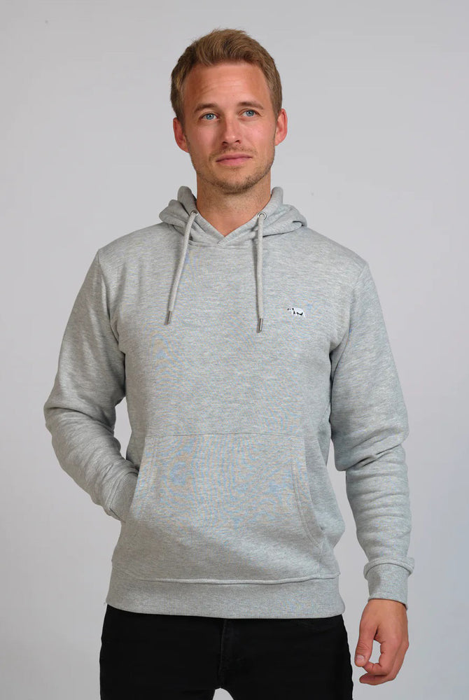 Sudadera Algodón Orgánico Gris Oso Polar