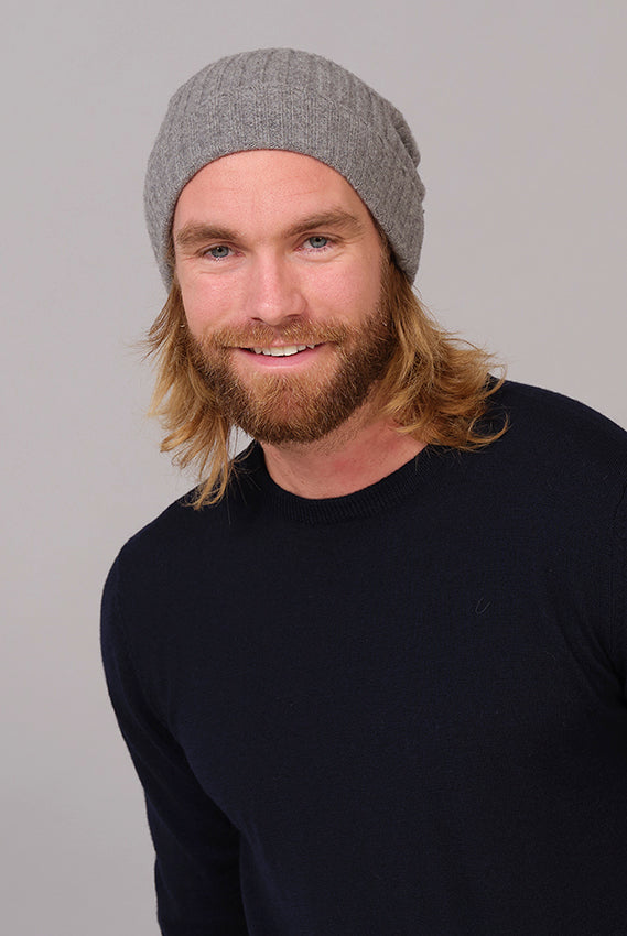 Gorro de Lana Gris 100% Orgánico