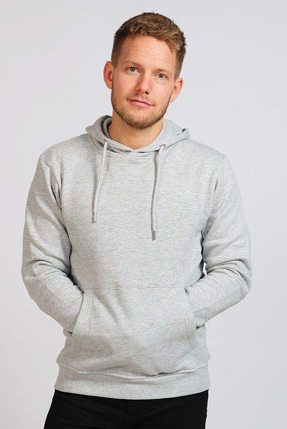 Hoodie Gris Algodón Orgánico Sudadera capucha
