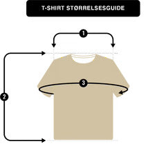guide des tailles organic choice t-shirt ilustration