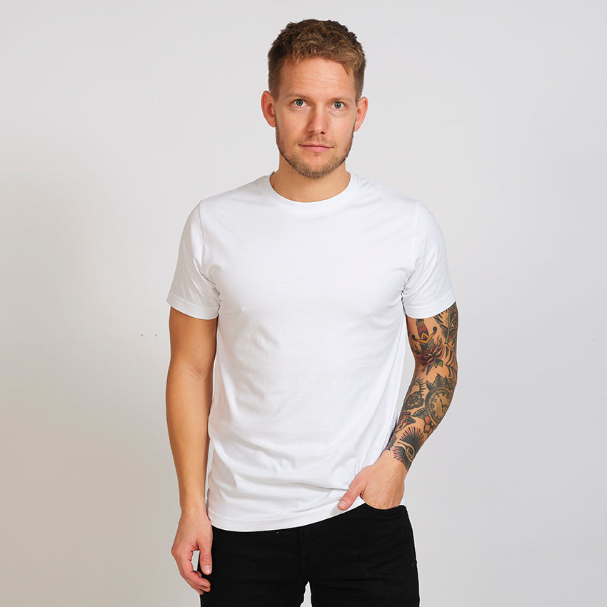 T-shirt homme en Coton Biologique Blanc