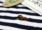 T-shirt en Coton Biologique à Rayures - Tigre Détail
