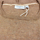 Pull en Laine Mérinos Biologique Beige détail