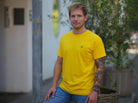 T-shirt en Coton Biologique Jaune pour homme Arbre