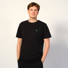T-shirt en Coton Biologique Noir - Arbre pour homme