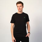 T-shirt en pour homme Coton Biologique Noir - Arbre