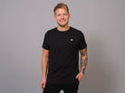 T-shirt en Coton Biologique Noir pour homme Ours Polaire