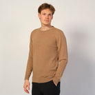 Pull en Laine Mérinos Biologique pour homme Beige