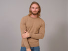 Pull en Laine Mérinos Biologique Beige pour homme